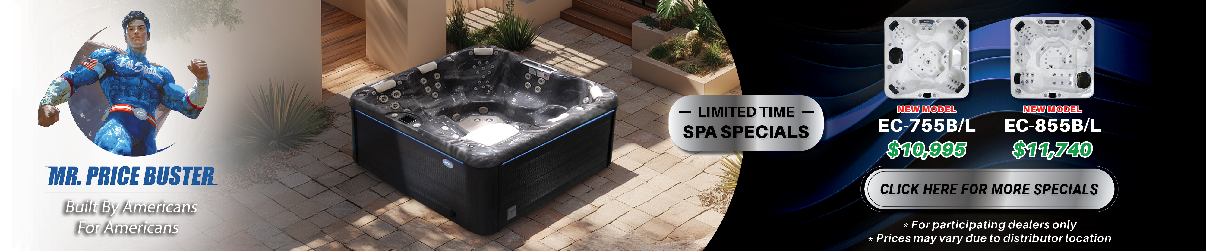 Calspas hot tub being used in a family setting - Mountain View